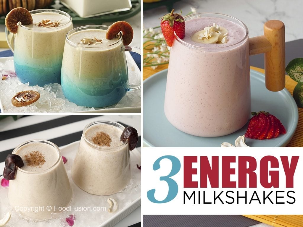 Energy Milkshake 3-ways – Food Fusion - Pakistani's No 1 Quick Recipe Platform