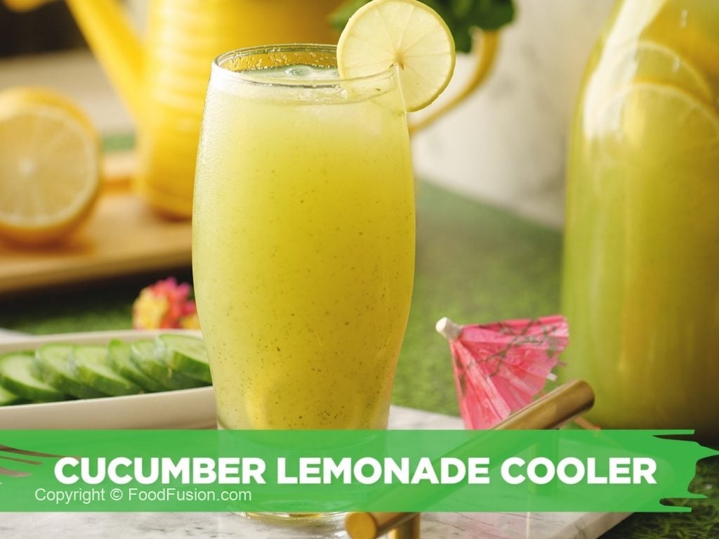 Cucumber Lemonade Cooler – Food Fusion - Pakistani's No 1 Quick Recipe Platform