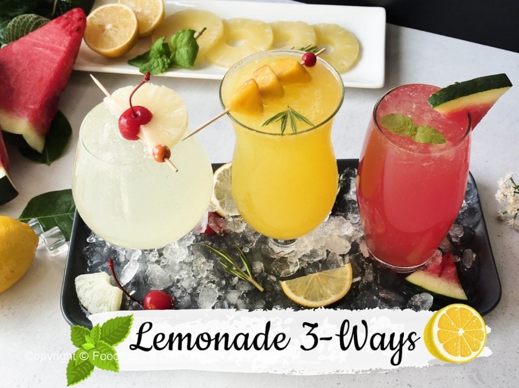 Lemonade 3-ways with 7up – Food Fusion - Pakistani's No 1 Quick Recipe Platform