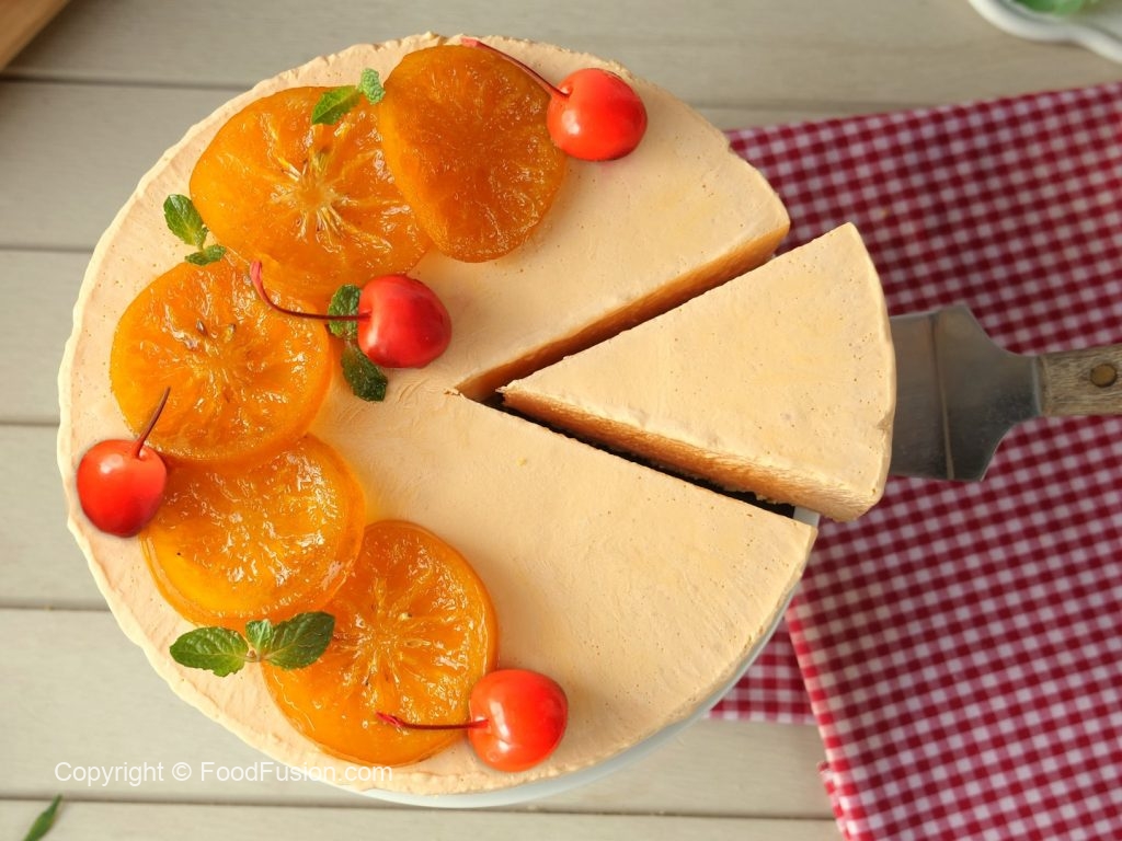 No Bake Orange Cheesecake – Food Fusion - Pakistani's No 1 Quick Recipe Platform