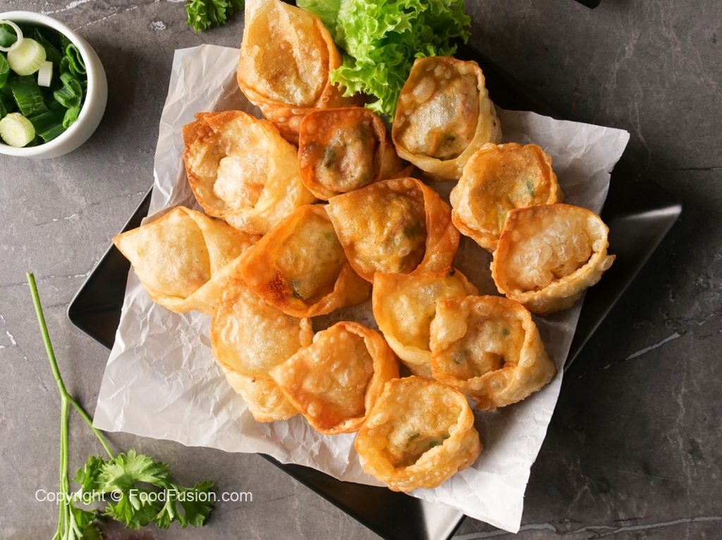 Vegetable wontons with cream cheese – Food Fusion - Pakistani's No 1 Quick Recipe Platform