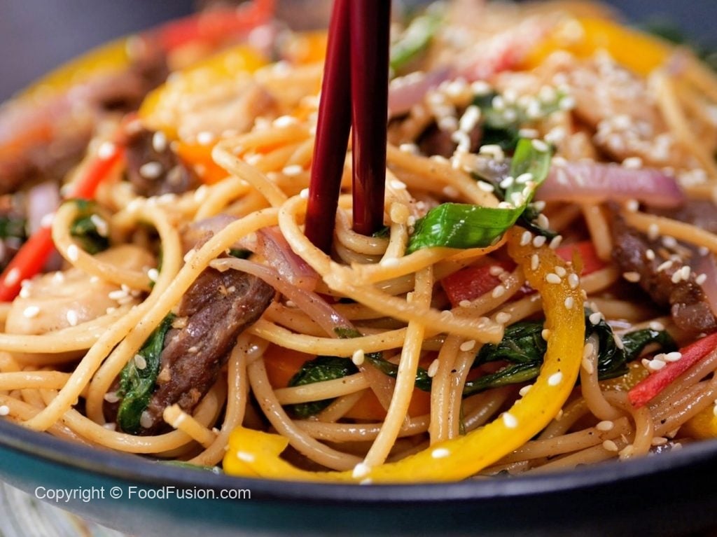 Korean Japchae Noodles – Food Fusion - Pakistani's No 1 Quick Recipe Platform
