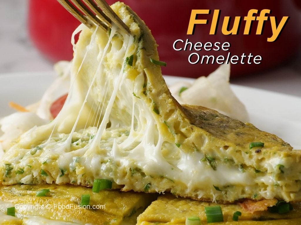 Fluffy Cheese Omelette – Food Fusion - Pakistani's No 1 Quick Recipe Platform