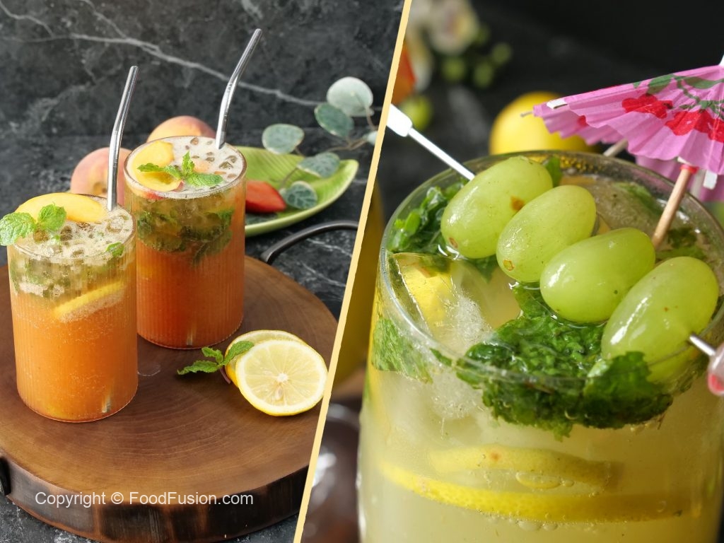 Grapes Mojito & Berry Peach Mojito – Food Fusion - Pakistani's No 1 Quick Recipe Platform
