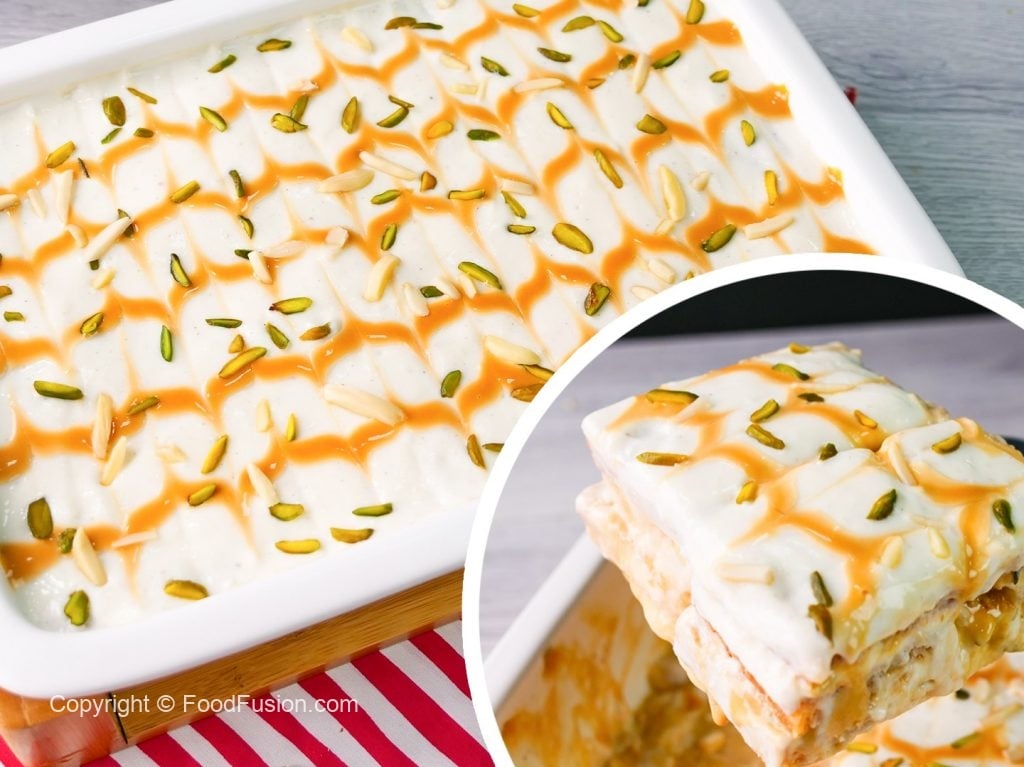 Eid Special Caramel Shahi Tukray Lasagna – Food Fusion - Pakistani's No 1 Quick Recipe Platform