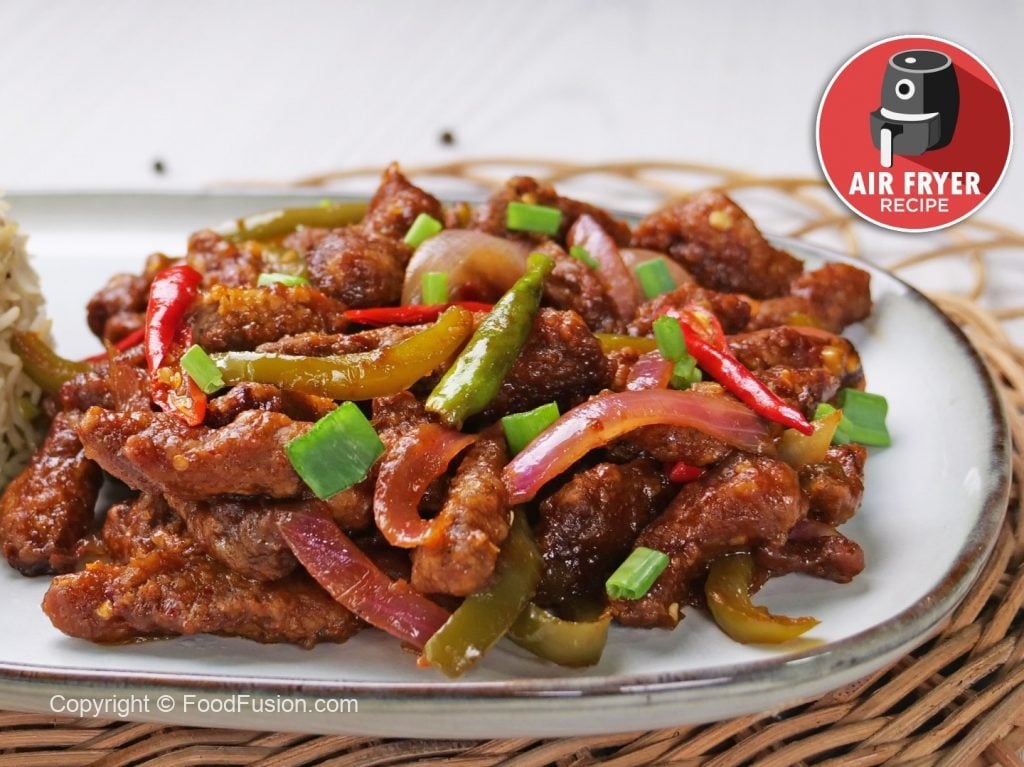 Crispy Beef Chilli in Air Fryer – Food Fusion - Pakistani's No 1 Quick Recipe Platform
