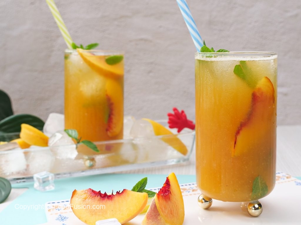 Peach Ginger Iced Green Tea – Food Fusion - Pakistani's No 1 Quick Recipe Platform