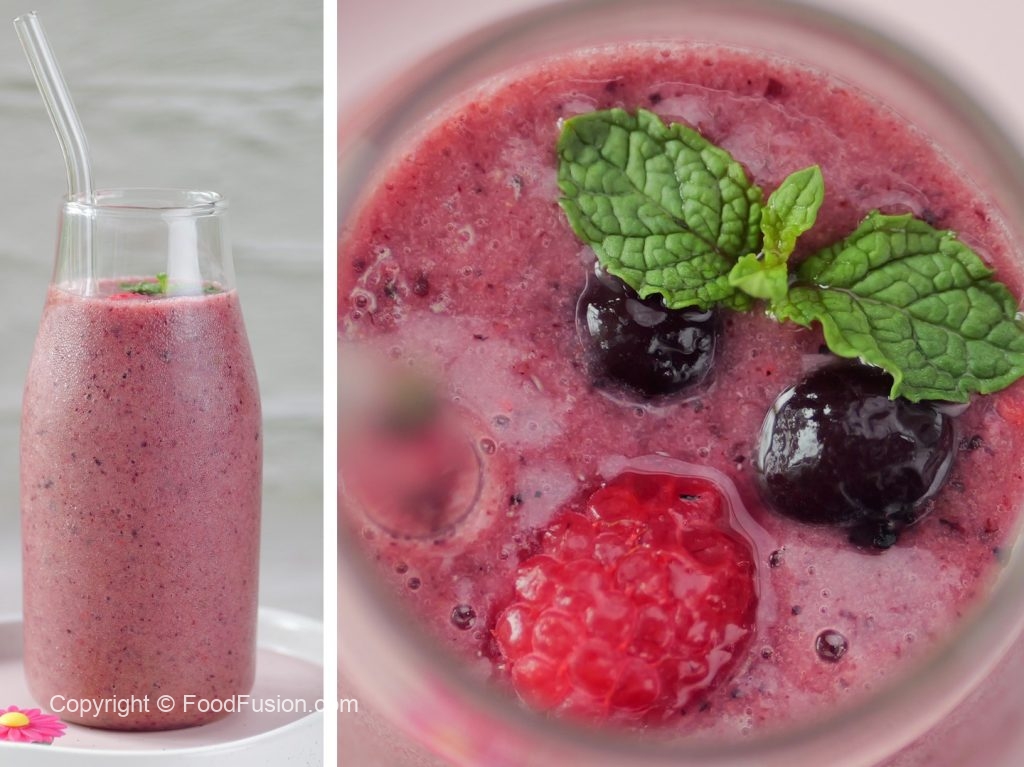Banana Berry Green Tea Smoothie – Food Fusion - Pakistani's No 1 Quick Recipe Platform