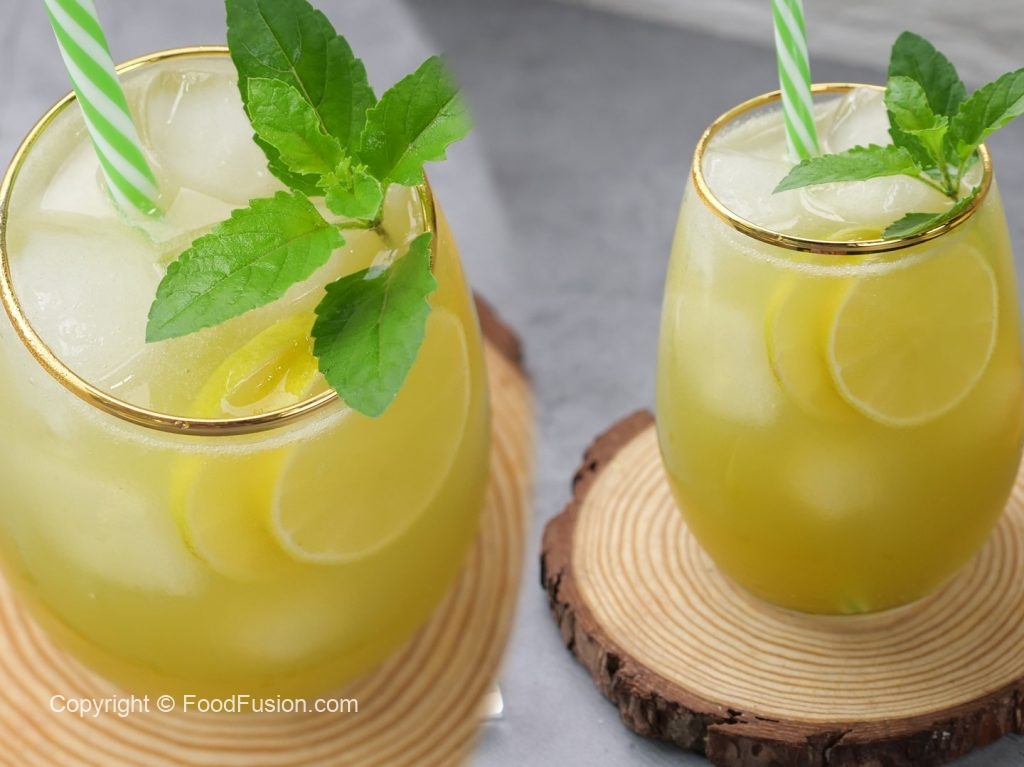 Lemon Basil Green Tea Cooler – Food Fusion - Pakistani's No 1 Quick Recipe Platform