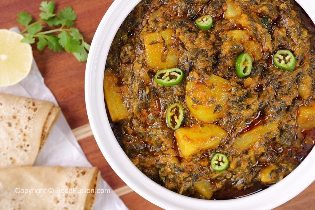 Jhatpat Aloo Palak – Food Fusion - Pakistani's No 1 Quick Recipe Platform