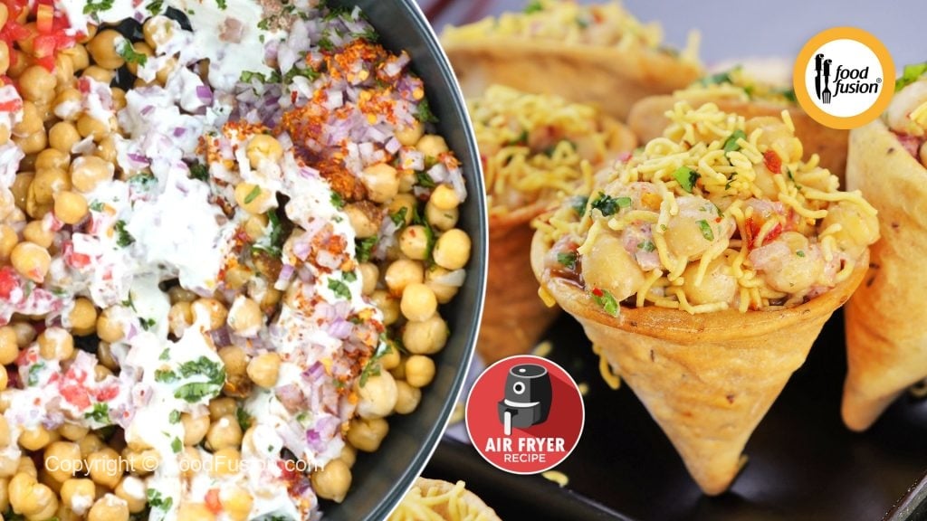 Cone Papri Dahi Chaat Air Fried cones – Food Fusion - Pakistani's No 1 Quick Recipe Platform
