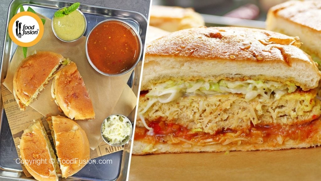 Karachi Famous Chicken Resha Bun Kabab – Food Fusion - Pakistani's No 1 Quick Recipe Platform