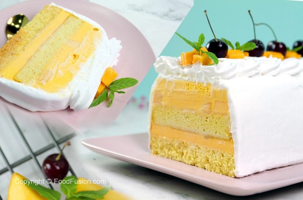 Easy Mango Ice cream Cake – Food Fusion - Pakistani's No 1 Quick Recipe Platform