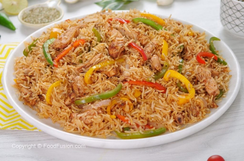 Restaurant Style Chicken Fajita Rice – Food Fusion - Pakistani's No 1 Quick Recipe Platform