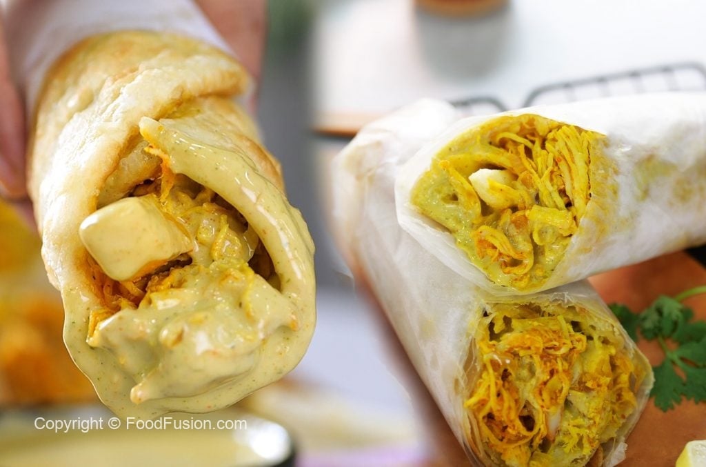 Easy Resha Chicken Paratha Roll – Food Fusion - Pakistani's No 1 Quick Recipe Platform