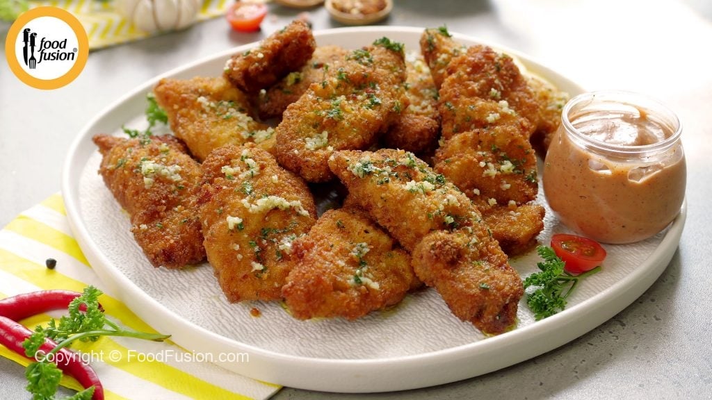 Garlic Butter Chicken Tenders – Food Fusion - Pakistani's No 1 Quick Recipe Platform