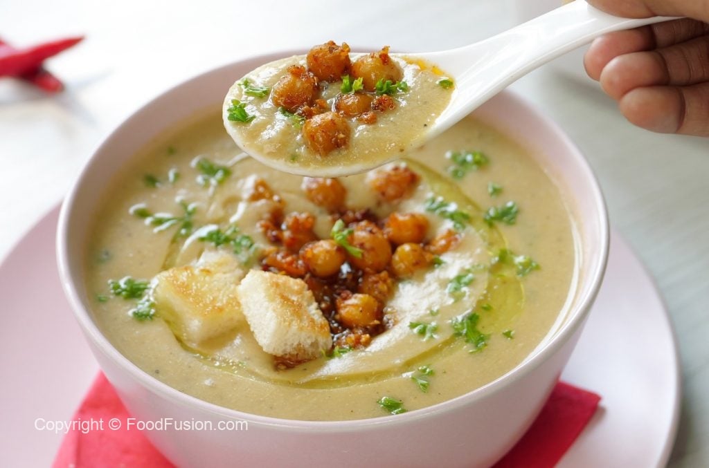 Creamy Garlic Chickpea Soup – Food Fusion - Pakistani's No 1 Quick Recipe Platform