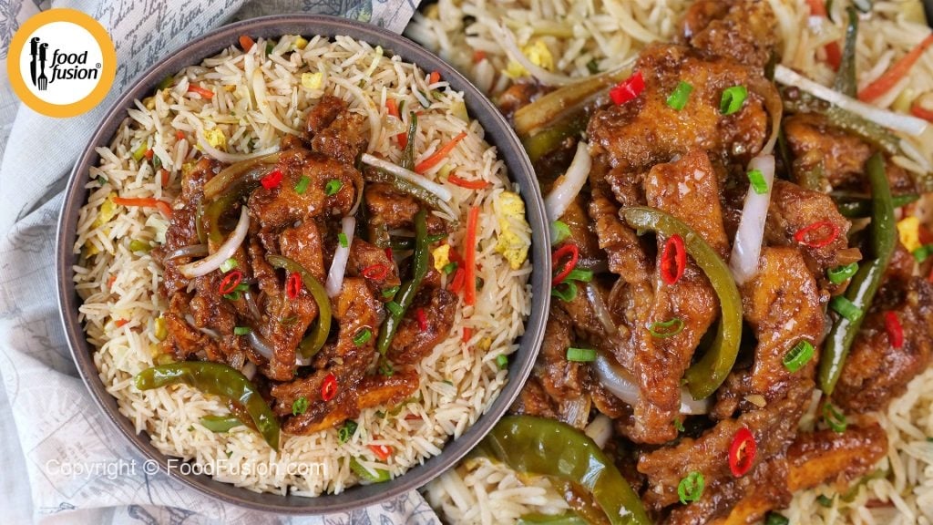 Chicken Chilli with Fried Rice – Food Fusion - Pakistani's No 1 Quick Recipe Platform