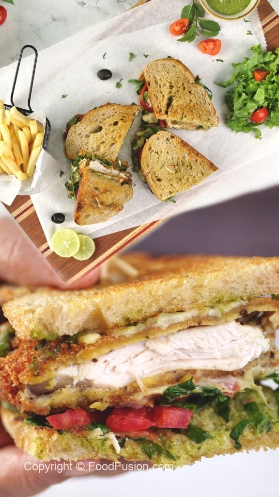 Pesto Chicken Sandwich – Food Fusion - Pakistani's No 1 Quick Recipe Platform
