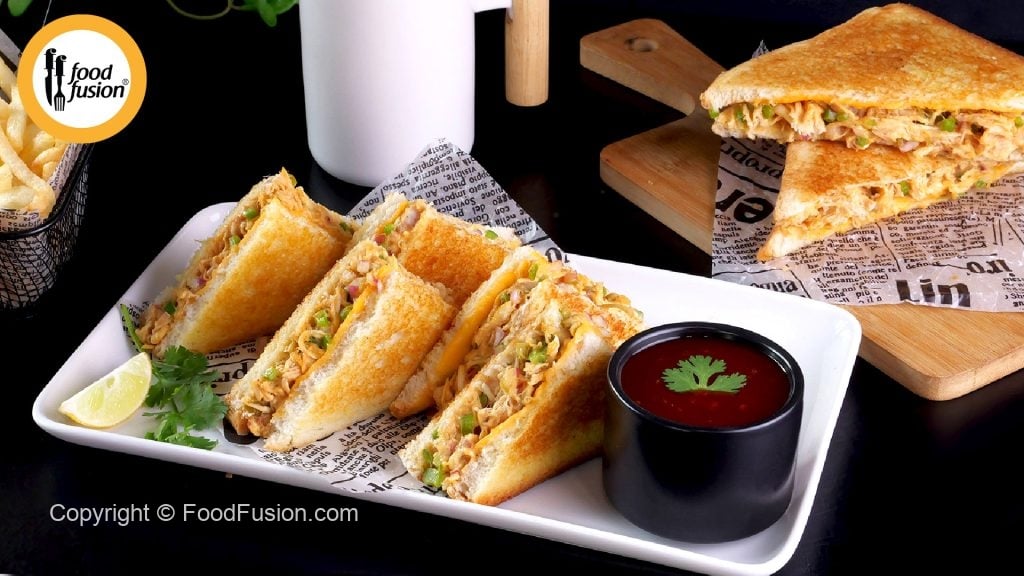 Easy Pulled Chicken Sandwich – Food Fusion - Pakistani's No 1 Quick Recipe Platform